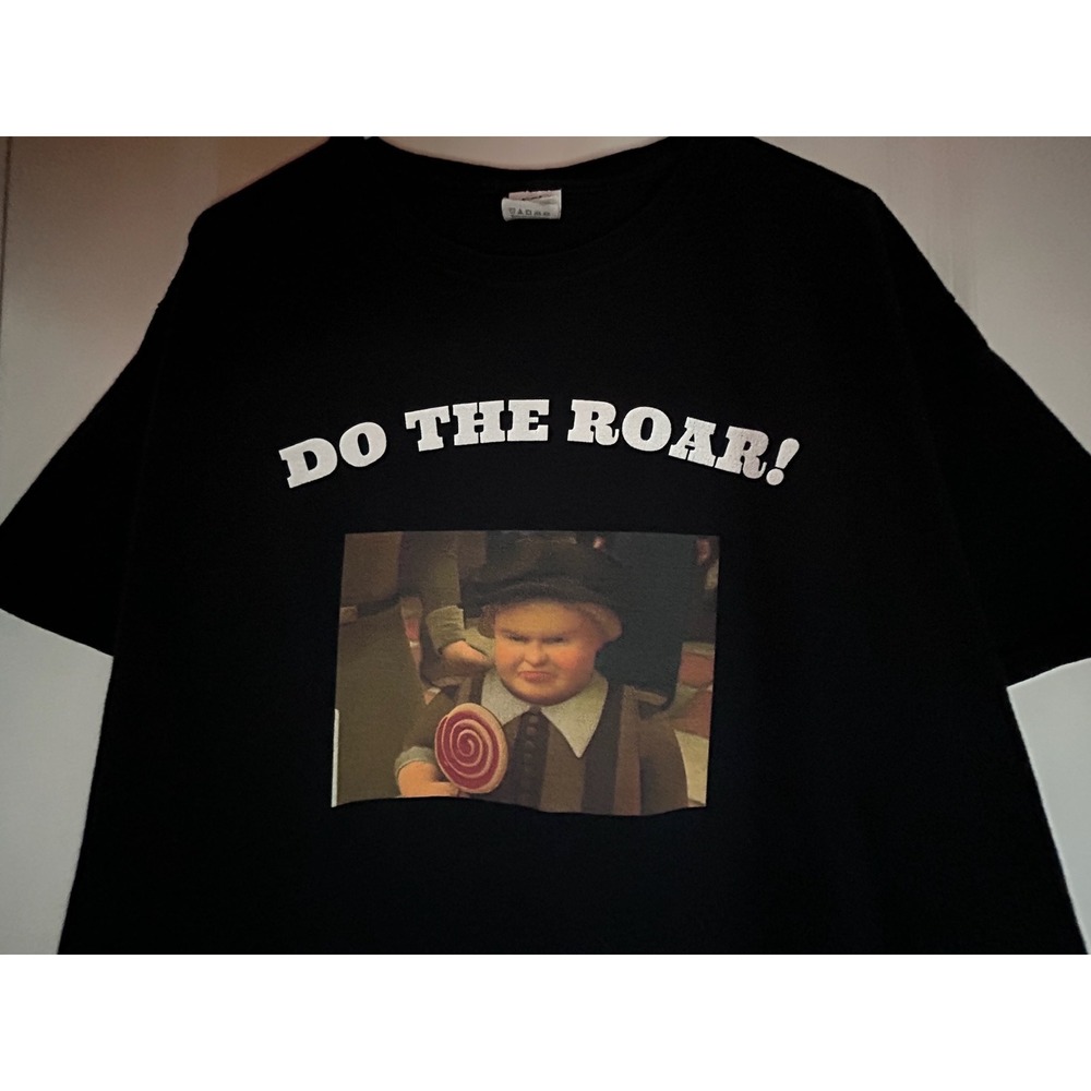 Shrek The Movie "Do The Roar!" Meme Graphic T-Shirt Sz Mens Large NWOT